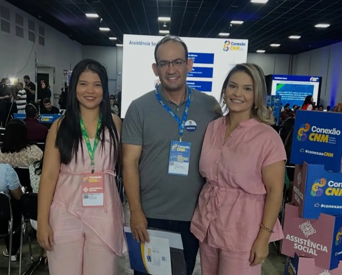 Prefeito Dr. Celso Antônio participa da Conexão CNM ao lado de secretárias de São José do Peixe-PI