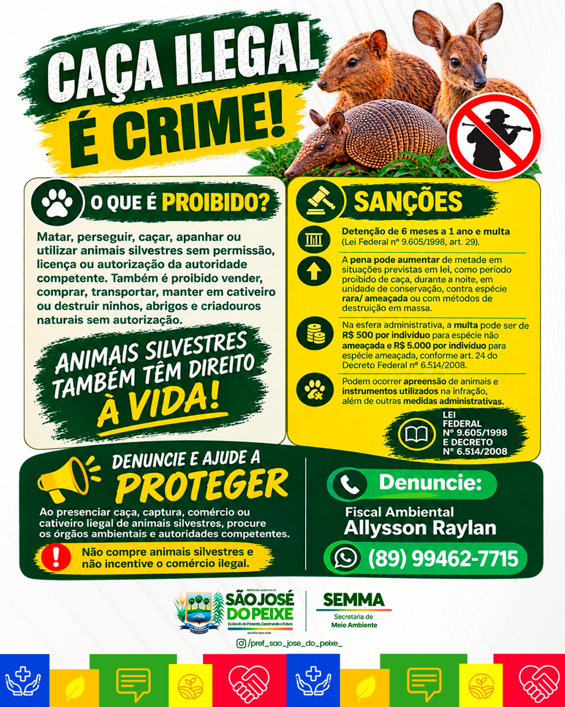 CAMPANHA DE COMBATE À CAÇA ILEGAL 